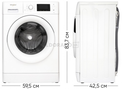 Стиральная машина WHIRLPOOL FWSD 61253 W EU Стиральная машина WHIRLPOOL FWSD 61253 W EU