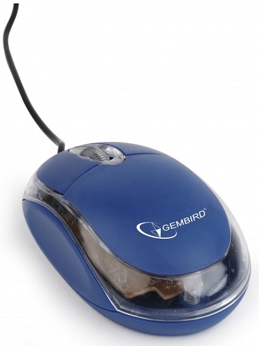 Мышь Gembird MUS-U-01-BT, USB Blue Мышь Gembird MUS-U-01-BT, USB Blue