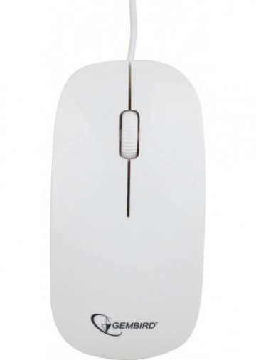Мышь Gembird MUS-103-W USB White Мышь Gembird MUS-103-W USB White