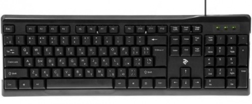 Клавиатура 2E KS 104 USB Black (2E-KS104UB) Клавиатура 2E KS 104 USB Black (2E-KS104UB)