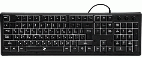 Клавиатура 2E Ares KG 110 USB Black (2E-KG110UB) Клавиатура 2E Ares KG 110 USB Black (2E-KG110UB)