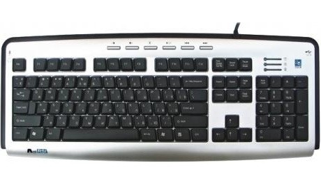 Клавиатура A4Tech KL-23MU PS/2 Silver/Black Клавиатура A4Tech KL-23MU PS/2 Silver/Black