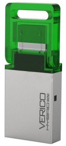 Накопитель USB 2.0 Verico 32Gb Hybrid Mini Green Накопитель USB 2.0 Verico 32Gb Hybrid Mini Green