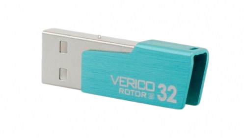Накопитель USB 2.0 Verico 32Gb Rotor S Turquoise Blue Накопитель USB 2.0 Verico 32Gb Rotor S Turquoise Blue