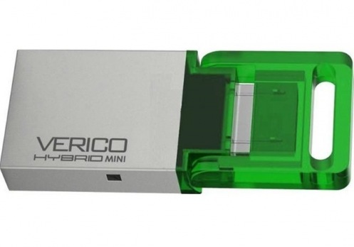 Накопитель Verico USB 16Gb Hybrid Mini Green Накопитель Verico USB 16Gb Hybrid Mini Green