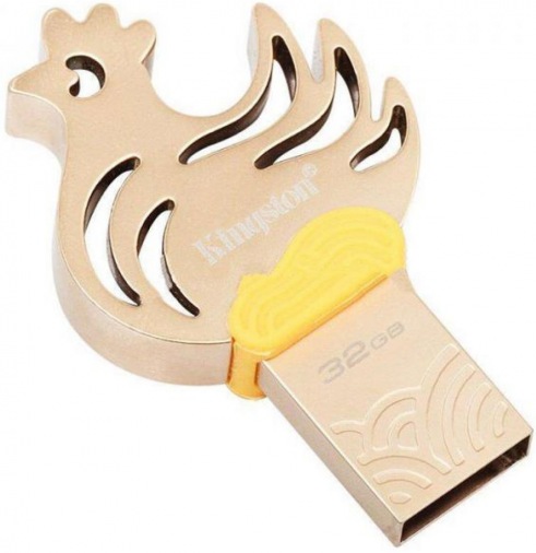 Накопитель Kingston 32GB USB 3.1 Rooster Metal Gold Накопитель Kingston 32GB USB 3.1 Rooster Metal Gold