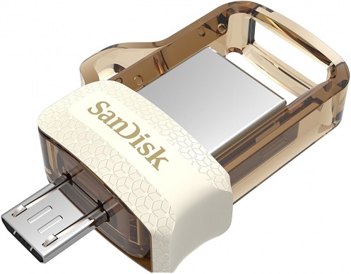 Флеш-драйв SANDISK Ultra Dual 64 Gb OTG USB 3.0 Gold Флеш-драйв SANDISK Ultra Dual 64 Gb OTG USB 3.0 Gold