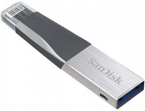 Флешдрайв SANDISK iXpand Mini 32 Gb, USB 3.0/Lightning for Apple Флешдрайв SANDISK iXpand Mini 32 Gb, USB 3.0/Lightning for Apple