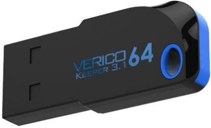 Накопитель Verico USB 64Gb Keeper Black+Blue USB 3.1 Накопитель Verico USB 64Gb Keeper Black+Blue USB 3.1