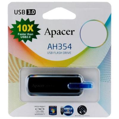 USB-накопитель Apacer 16Gb USB 3.0 (AP16GAH354B-1) Black USB-накопитель Apacer 16Gb USB 3.0 (AP16GAH354B-1) Black