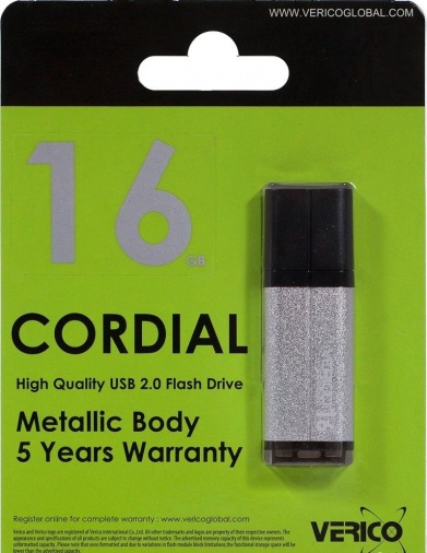 Накопитель Verico USB 16Gb Cordial Silver Накопитель Verico USB 16Gb Cordial Silver