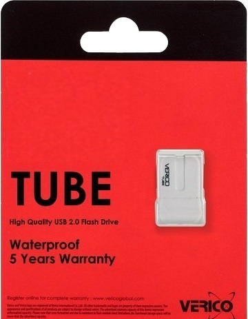 Накопитель Verico USB 16Gb Tube White Накопитель Verico USB 16Gb Tube White