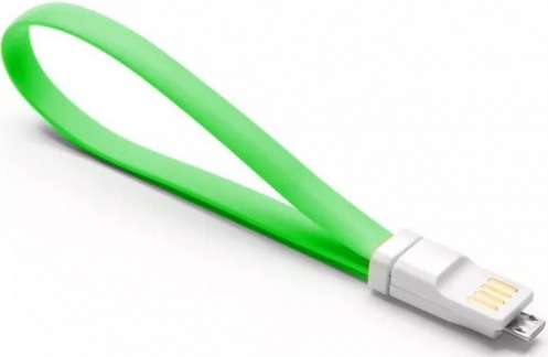 Кабель KingMi Colorful Portable USB 0.2m Green Кабель KingMi Colorful Portable USB 0.2m Green