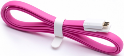 Кабель KingMi Colorful Portable USB 0.6m Pink Кабель KingMi Colorful Portable USB 0.6m Pink