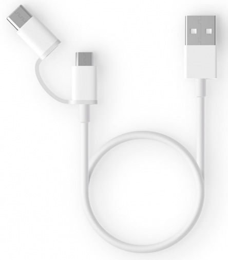 Кабель ZMi AL501 Data cable 2 in 1 Type-C/MicroUSB 1m Кабель ZMi AL501 Data cable 2 in 1 Type-C/MicroUSB 1m