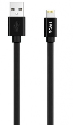 Кабель 2E USB MFI/Lightning Flat 1.5m Black (2E-CCMFI002-15B) Кабель 2E USB MFI/Lightning Flat 1.5m Black (2E-CCMFI002-15B)