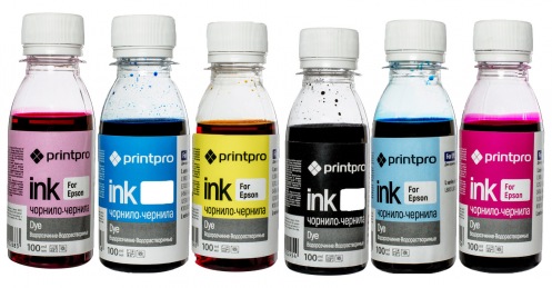 Комплект чернил PrintPro Epson L-series (6x100мл) BK/С/M/LС/LM/Y Комплект чернил PrintPro Epson L-series (6x100мл) BK/С/M/LС/LM/Y