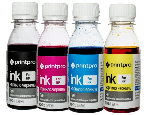Комплект чернил PrintPro HP 650/652 (4х100мл) BK/С/M/Y Комплект чернил PrintPro HP 650/652 (4х100мл) BK/С/M/Y