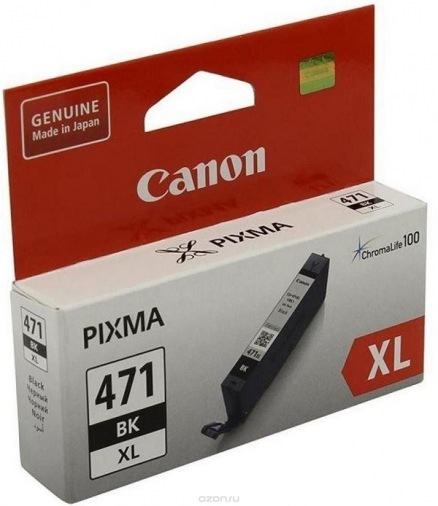 Картридж Canon CLI-471 XL Black (0346C001) Картридж Canon CLI-471 XL Black (0346C001)