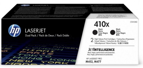 Картридж HP 410X CLJ Pro M377/M452/M477 Black 2шт. (CF410XD) Картридж HP 410X CLJ Pro M377/M452/M477 Black 2шт. (CF410XD)