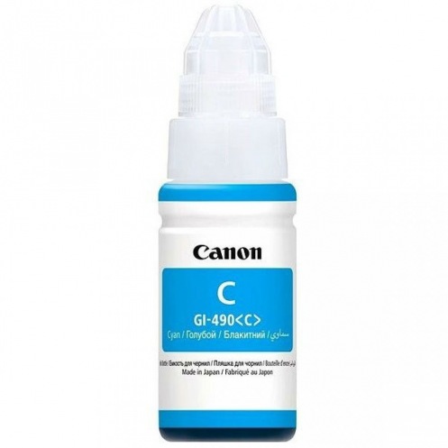 Чернила Canon GI-490 PIXMA G1400/G2400/G3400 Cyan 70ml (0664C001) Чернила Canon GI-490 PIXMA G1400/G2400/G3400 Cyan 70ml (0664C001)