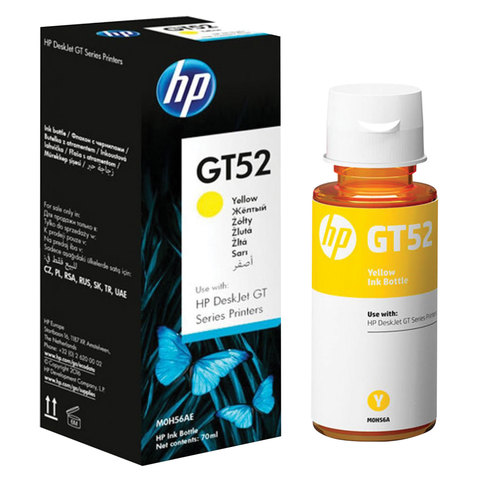 Чернила HP GT52 5810/5820 Yellow 8000 стр. (M0H56AE) Чернила HP GT52 5810/5820 Yellow 8000 стр. (M0H56AE)