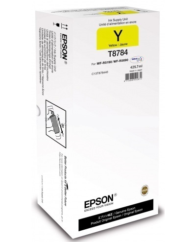Картридж Epson WF-R5190/WF-R5690 yellow XXL (C13T878440) Картридж Epson WF-R5190/WF-R5690 yellow XXL (C13T878440)