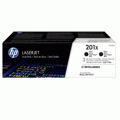 Картридж HP 201X CLJ M252/M277 Black 2шт. (CF400XD) Картридж HP 201X CLJ M252/M277 Black 2шт. (CF400XD)