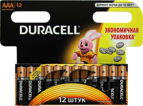 Батарейка DURACELL ААА MN 2400 (12 шт) Батарейка DURACELL ААА MN 2400 (12 шт)