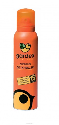 Аэрозоль от клещей GARDEX Extreme150 мл. Аэрозоль от клещей GARDEX Extreme150 мл.