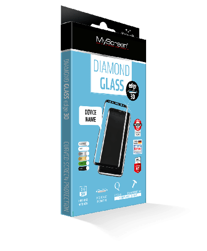 Защитное стекло MyScreen DIAMOND GLASS edge 3D Black Samsung Galaxy S8 Защитное стекло MyScreen DIAMOND GLASS edge 3D Black Samsung Galaxy S8