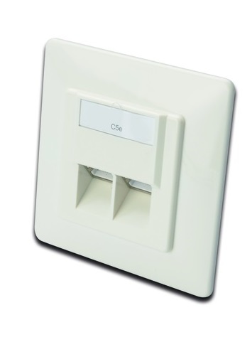 Настенная розетка DIGITUS Cat. 5e, 2xRJ45, 8P8C, для скрытой проводки (DN-9001-N) Настенная розетка DIGITUS Cat. 5e, 2xRJ45, 8P8C, для скрытой проводки (DN-9001-N)