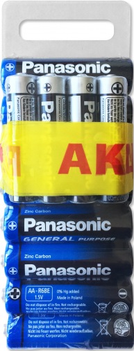 Батарейка PANASONIC General Purpose 1х (8АА + 4ААА) шт Батарейка PANASONIC General Purpose 1х (8АА + 4ААА) шт