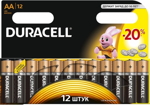 Батарейка DURACELL АА MN 1500 (12 шт) Батарейка DURACELL АА MN 1500 (12 шт)