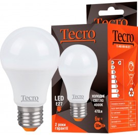 Лампа Tecro T-A60-5W-4K-E27 Лампа Tecro T-A60-5W-4K-E27