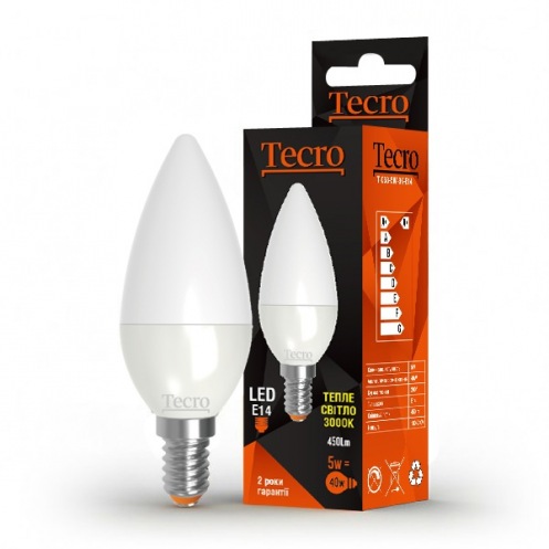 Лампа Tecro T-C38-5W-3K-E14 Лампа Tecro T-C38-5W-3K-E14