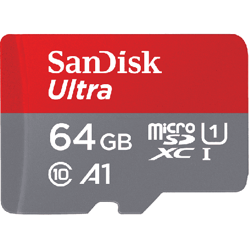 Карта памяти SANDISK microSDXC 64GB Ultra A1 C10 UHS-I (SDSQUAR-064G-GN6MA) Карта памяти SANDISK microSDXC 64GB Ultra A1 C10 UHS-I (SDSQUAR-064G-GN6MA)