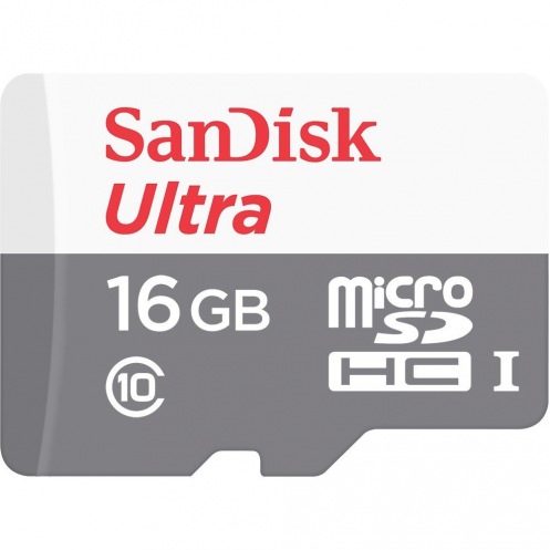 Карта памяти SanDisk 16GB microSDHC C10 UHS-I R80MB/s Ultra Карта памяти SanDisk 16GB microSDHC C10 UHS-I R80MB/s Ultra