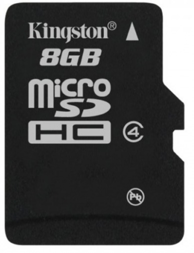 Карта пам'яті Kingston 8Gb microSDHC class 4 (SDC4/8GBSP) Карта пам'яті Kingston 8Gb microSDHC class 4 (SDC4/8GBSP)