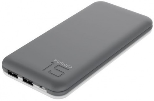 Внешний аккумулятор PURIDEA S3 15000mAh Grey/White Внешний аккумулятор PURIDEA S3 15000mAh Grey/White