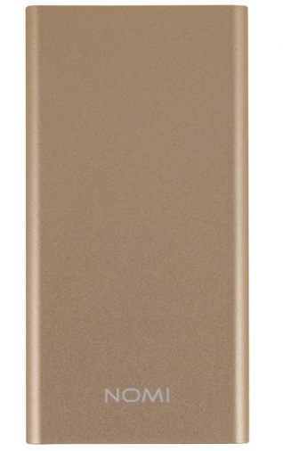 Универсальная мобильная батарея Nomi E050 5000 mAh Gold Универсальная мобильная батарея Nomi E050 5000 mAh Gold