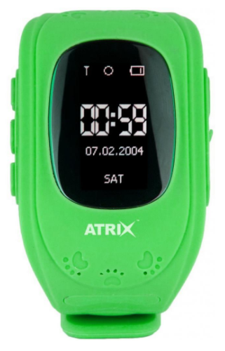 Смарт-часы ATRIX Smartwatch iQ300 GPS Green Смарт-часы ATRIX Smartwatch iQ300 GPS Green