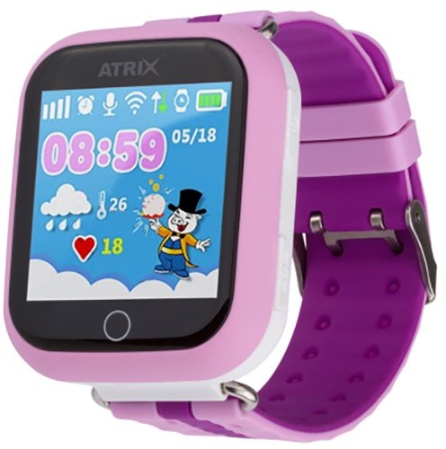 Смарт-часы ATRIX Smartwatch iQ100 Touch Pink Смарт-часы ATRIX Smartwatch iQ100 Touch Pink