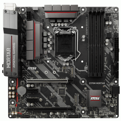 Материнская плата MSI Z370M MORTAR (s1151, Z370) ATX Материнская плата MSI Z370M MORTAR (s1151, Z370) ATX