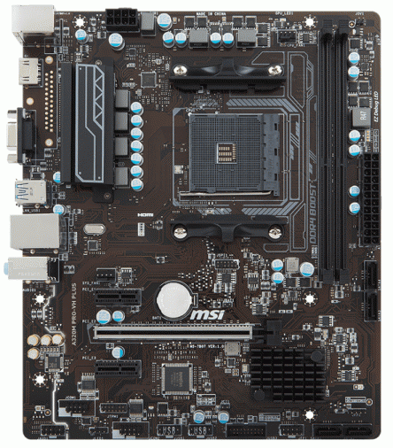 Материнская плата MSI A320M PRO-VH PLUS (sAM4, AMD A320) mATX Материнская плата MSI A320M PRO-VH PLUS (sAM4, AMD A320) mATX