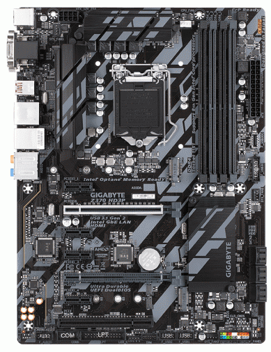 Материнская плата Gigabyte Z370 HD3P (s1151, Z370) ATX Материнская плата Gigabyte Z370 HD3P (s1151, Z370) ATX