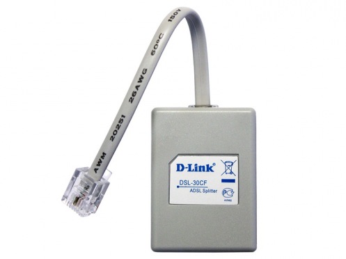 Сплиттер D-Link DSL-30CF ADSL AnnexA Сплиттер D-Link DSL-30CF ADSL AnnexA