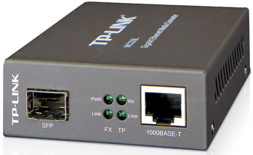 Медиаконвертер TP-LINK одномодовый MC220L Gigabit Медиаконвертер TP-LINK одномодовый MC220L Gigabit