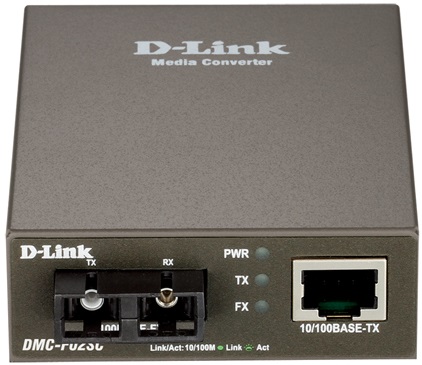 Медиаконвертер D-Link DMC-F02SC 100BaseTX to MM Fi Медиаконвертер D-Link DMC-F02SC 100BaseTX to MM Fi