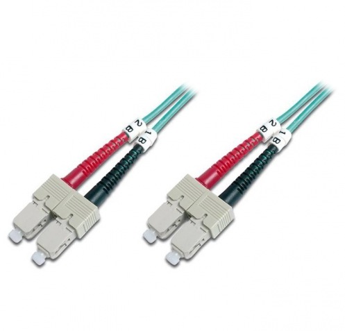 Оптический патч-корд DIGITUS SC/UPC-SC/UPC, 50/125, OM3, duplex, 10m (DK-2522-10/3) Оптический патч-корд DIGITUS SC/UPC-SC/UPC, 50/125, OM3, duplex, 10m (DK-2522-10/3)
